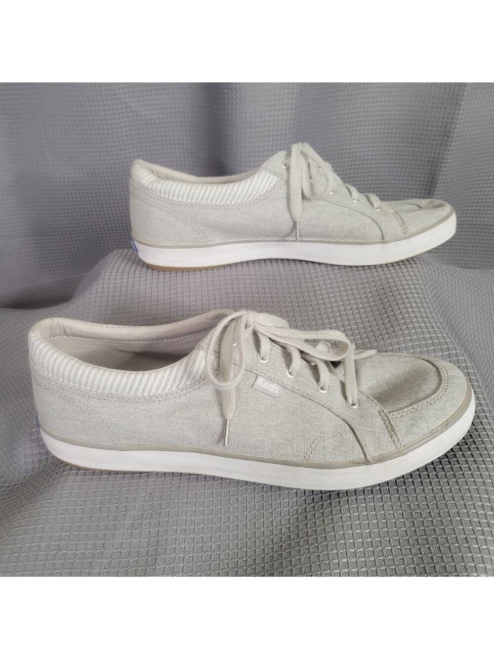 Keds Womens Size 9.5 Shoes Casual Sneakers Center Chambray Lace-Up Dream Foam - Picture 5 of 11